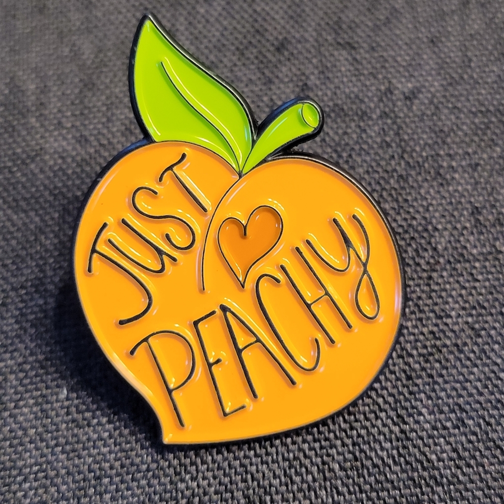 Just Peachy Enamel Pin